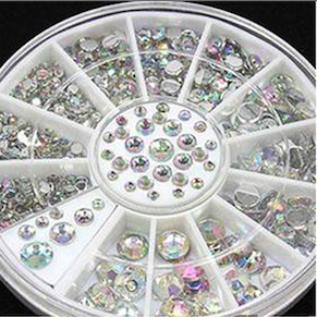 Clear Rhinestone wheel
